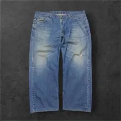 USA製 Levi's 501 ストレートデニム W42 グランジ 90s 極太