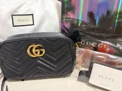 【美品】GUCCI GGマーモント ショルダーバッグのサムネイル