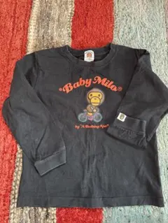 A Bathing Ape Baby Milo ブラック長袖カットソー