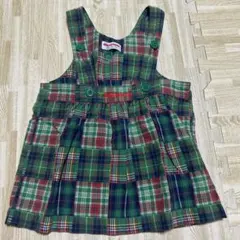 ミキハウス90センチ ジャンバーワンピース　スカート