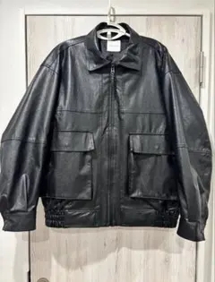 フェイクレザージャケット/FREAKS STORE