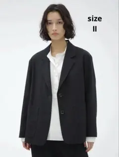 美品 MARGARET HOWELL ブラック テーラードジャケット 麻100% MARGARET HOWELL - 2023今期マーガレットハウエル×フォックス