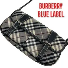 【人気】バーバリーブルーレーベル ノバチェック柄 ショルダーバッグ バック