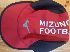 MIZUNO FOOTBALL キャップ 赤黒