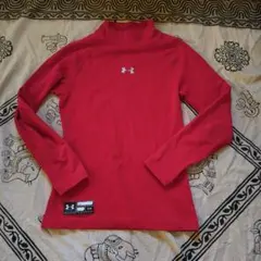 UNDER ARMOUR 温かいホットアンダーシャツ YLG　140150 赤
