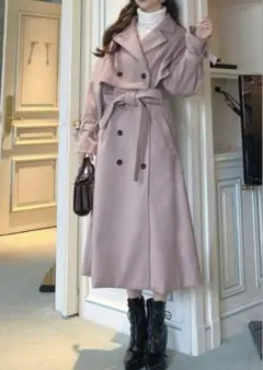 GRL マルチWayフェイクウールコート[kz161]