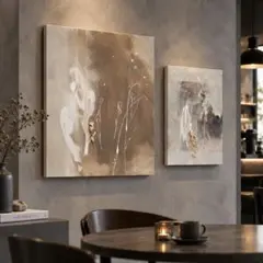 手描きの油絵の人体の抽象的な装飾画の客間の背景の壁は絵を掛けます
