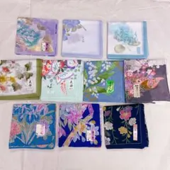 Y7104 ハンカチ　友禅　京友禅　加賀友禅