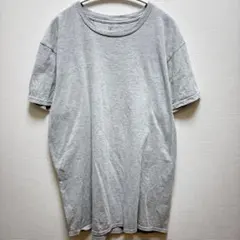 ジョージ 無地 半袖Tシャツ クルーネック L 灰 綿混 カジュアル インナーのサムネイル