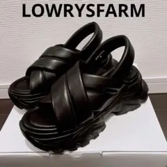【美品】ローリーズファーム　LOWRYSFARM 厚底サンダル サンダル　Mのサムネイル