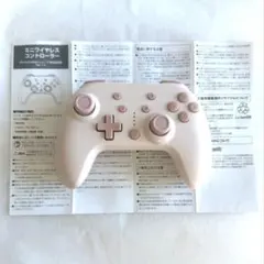 3COINS ミニワイヤレスコントローラー ピンク【取説あり・美品】スリコ