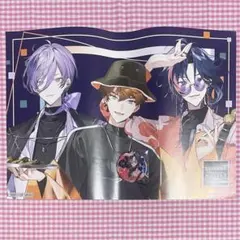 にじさんじ 3skm でんがなコラボ 特典 ランチョンマット 缶バッジ(ホロ)