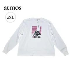 週末SALE✨️新品✨️atmos ロゴ　ロンティー　長袖　2XL ホワイトのサムネイル