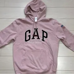 GAP ヘビーウェイト タイムズスクエア GAPロゴパーカー ピンク - メルカリ