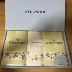 WEDGWOOD ウェッジウッド ワイルドストロベリー　タオルギフトセット3枚組