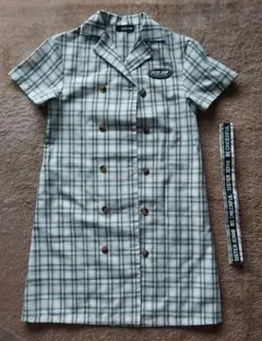 SISTER JENNI チェック柄 半袖ワンピース 150cm