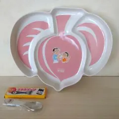 ◎桃屋 ランチプレート スプーン セット 非売品◎
