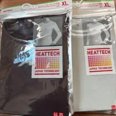 ユニクロヒートテックＴクルーネック 長袖XＬ 2枚セットレディース