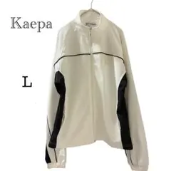 Kaepa ケイパー トラックジャケット ジャージ Lホワイトブラック スポーツ