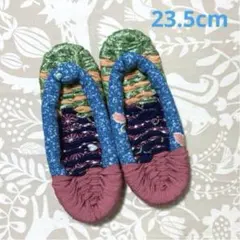 布ぞうり 22.5cm 着物リメイク 室内履き わらじ ヨーデル 8/3 - メルカリ