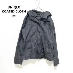 【UNIQLO】COATED CLOTH ジャケット フード付き コットン M
