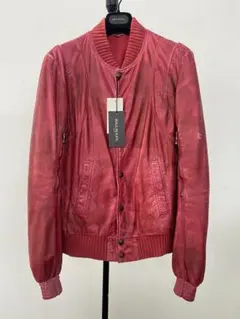 2026年最新】BALMAIN HOMME カラー：レッド系 メンズ レザージャケット