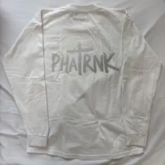【PHATRNK】 ファットランク 長袖カットソー シルバーロゴ ホワイト Mのサムネイル