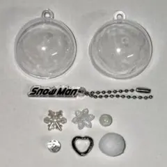 【匿名配送】 SnowMan POPUP スノーボール キーホルダー 佐久間