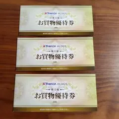 ヤマダホールディングス 株主優待券 15000円分 ヤマダ電機 YAMADA