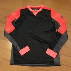 アディダス　ロンT 150 黒×朱色