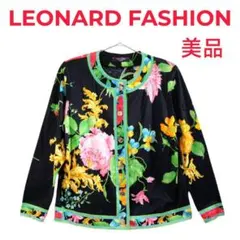 レオナール✨LEONARD✨総柄 裏地無し 綿ジャケット Lサイズ 日本製 