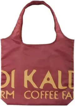 カルディKALDIエコバッグ　スモーキーピンク