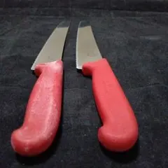 VICTORINOX パン切りナイフ 2本セット 赤-15