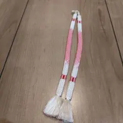 羽織紐 ピンク ホワイト グラデーション 和装小物