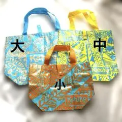 【非売品】Kahiko☆ショッパー・エコバッグ/大中小3点 ハワイアン柄のサムネイル