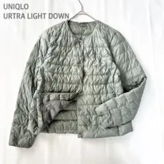 UNIQLO ユニクロ ウルトラライトダウンジャケット ノーカラー コンパクト