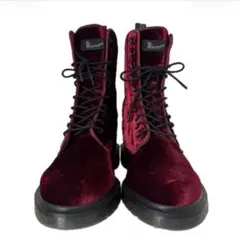 Dr.Martens AVERY ベロア ワインレッド 23cm 8ホール