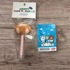 LINE FRIENDS minini ボールペン＆キーリングセットのサムネイル