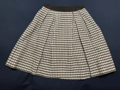 TO BE CHIC チェック柄 フレアスカート 38のサムネイル