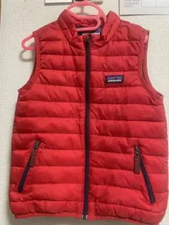 patagonia 赤 ダウンベスト