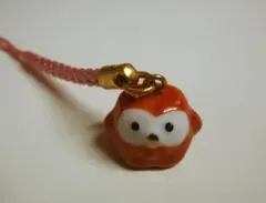 フクロウの根付 　ふくろう　梟