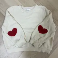 110cm BREEZE ハート刺繍トレーナーのサムネイル