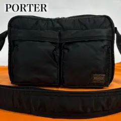 【美品】ポーター タンカー ショルダーバッグ ボディバッグ ナイロン 肩掛け 黒