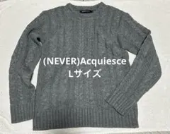 【美品】(NEVER)Acquiesce ネバーアクイエス Lサイズ