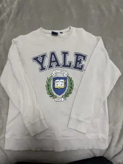 ★極美品★ YALE University スウェットプリントロゴ グレージュL