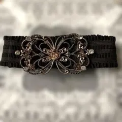 axes femme 立体バラクラシカルゴムベルト　未使用　茶