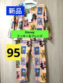 【新品】Disney ミッキー＆フレンズ　薄手パジャマ 95cm