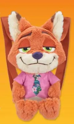 【✧個体厳選品✧】ズートピア2 ニックワイルド ぬいぐるみリュック