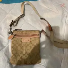 I*C様 COACH ショルダーバッグ ベージュ