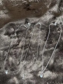 シルバー ネックレス 3点セット